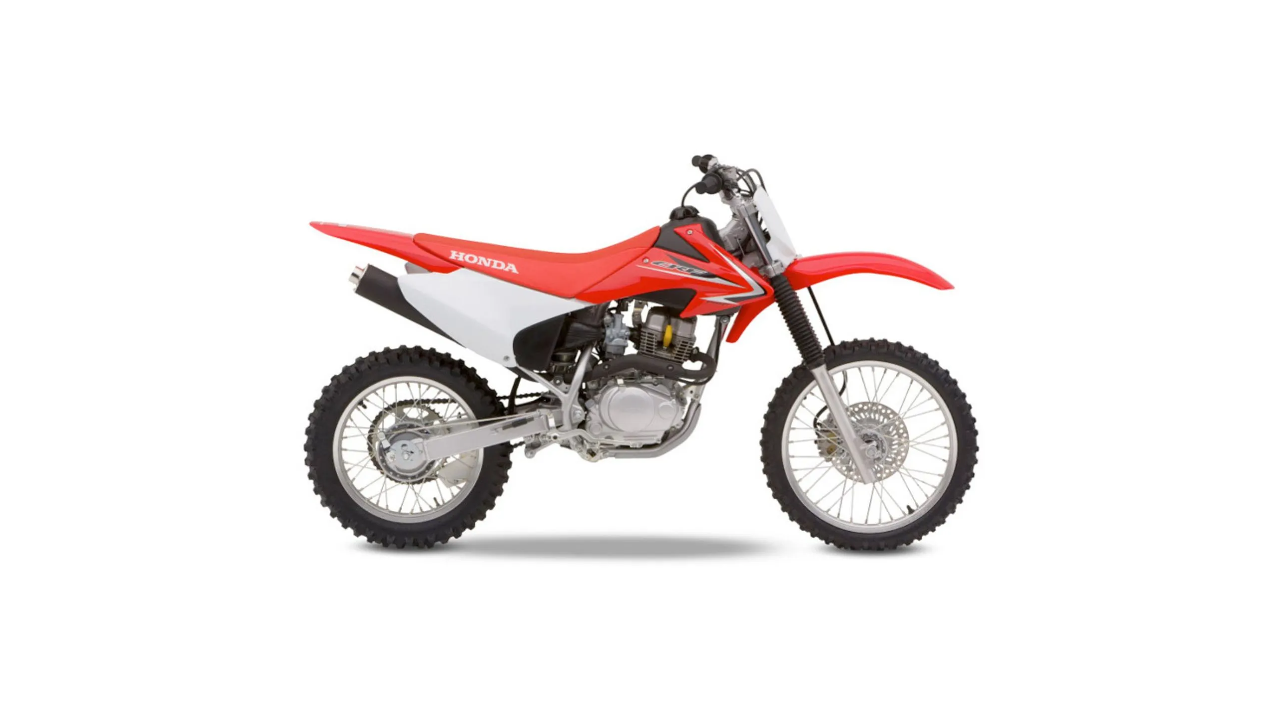 moto honda CRF 150 color rojo con blanco