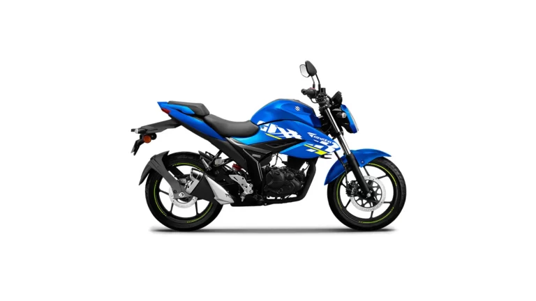 Moto suzuki GIXXER 155 color azul