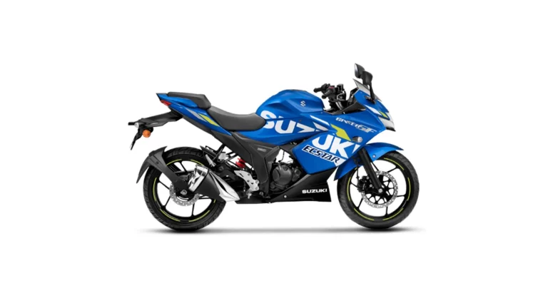 Motocicleta suzuki gixxer sf 250 deportiva color azul